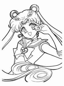 Desenho de Sailor Moon Desenho Colorir Imprimir 27