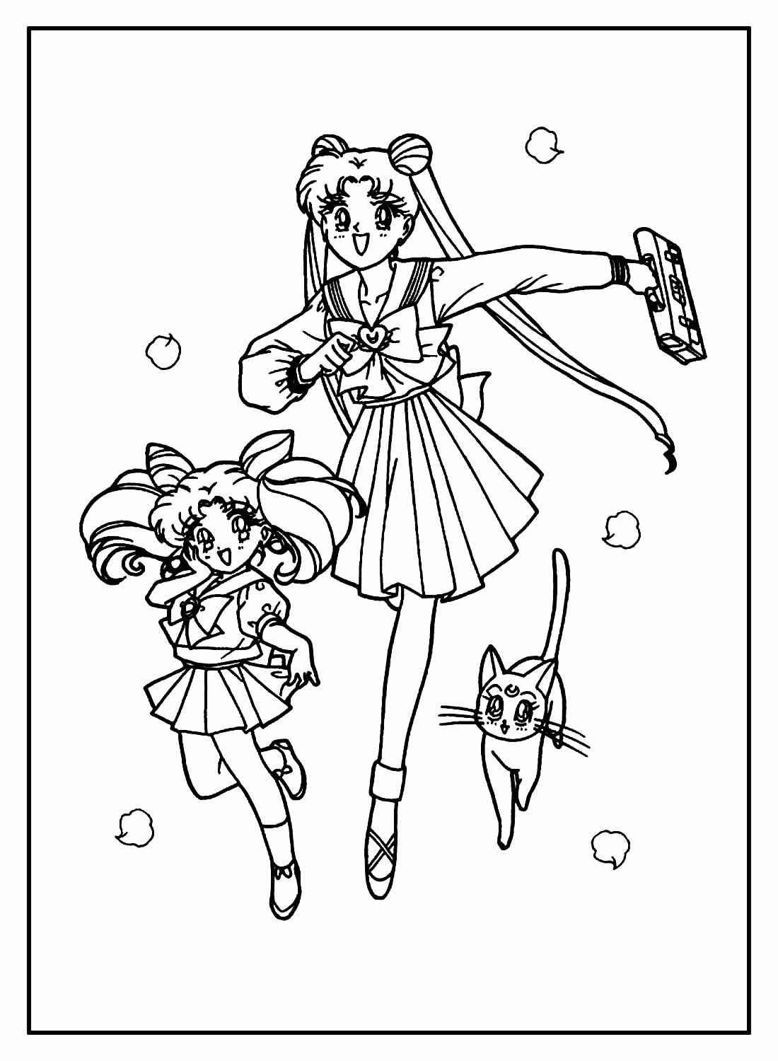 Desenho de Sailor Moon Desenho Colorir Imprimir 32
