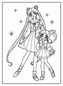 Desenho de Sailor Moon Desenho Colorir Imprimir 35