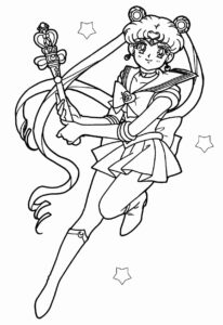 Desenho de Sailor Moon Desenho Colorir Imprimir 36