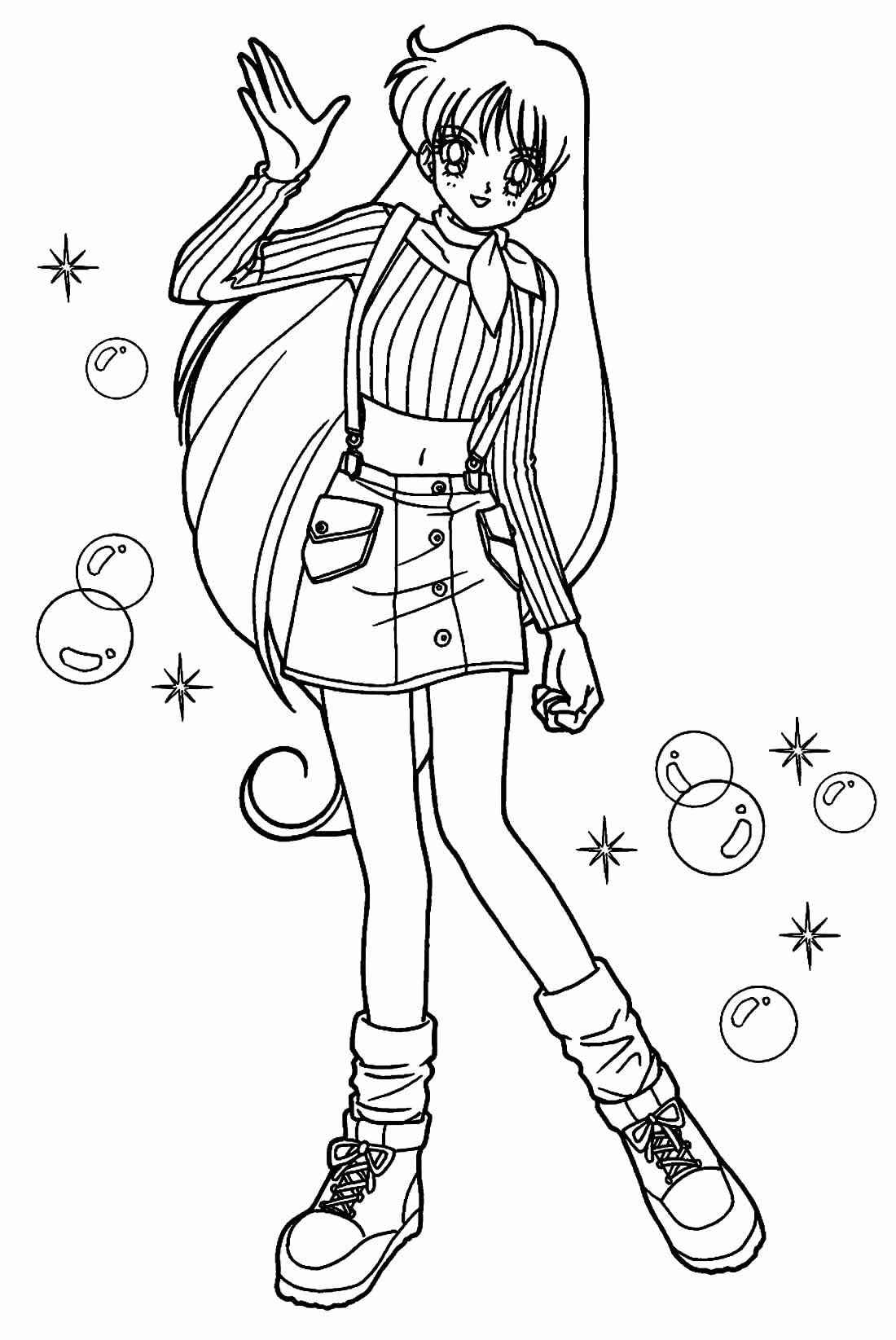 Desenho de Sailor Moon Desenho Colorir Imprimir 40