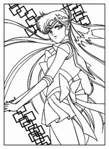 Desenho de Sailor Moon Desenho Colorir Imprimir 46