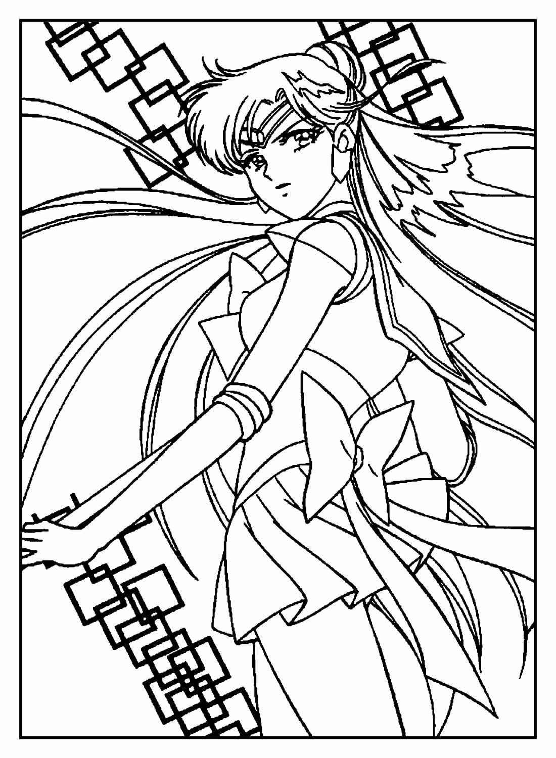Desenho de Sailor Moon Desenho Colorir Imprimir 46