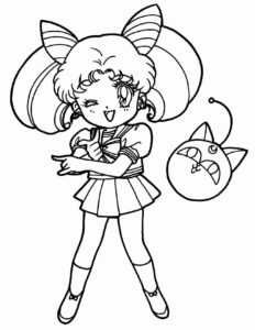 Desenho de Sailor Moon Desenho Colorir Imprimir 49