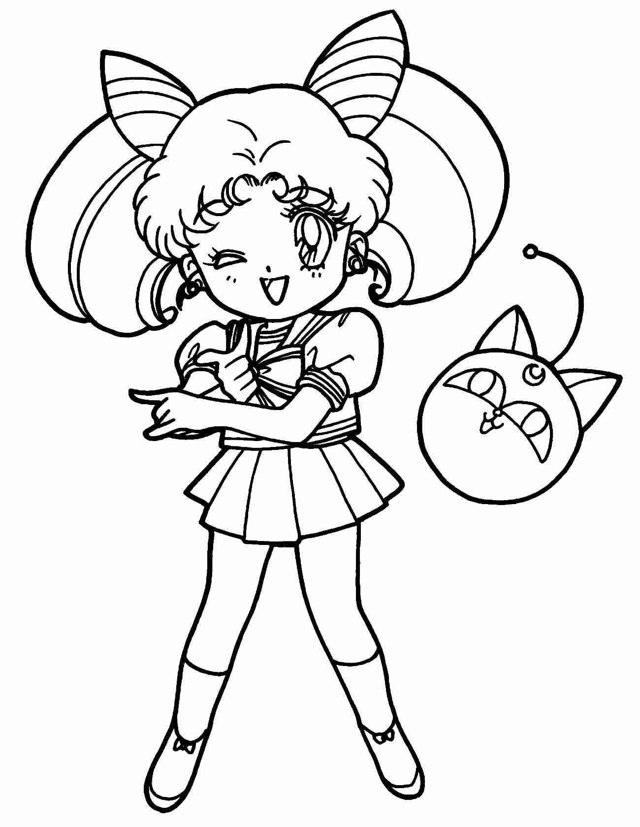 Desenho de Sailor Moon Desenho Colorir Imprimir 49