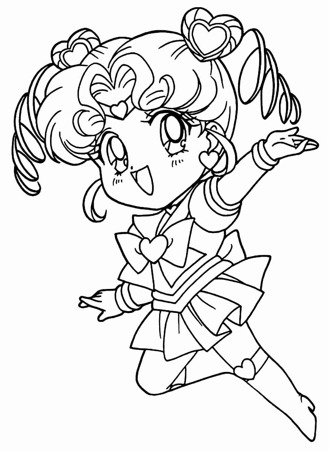 Desenho de Sailor Moon Desenho Colorir Imprimir 51