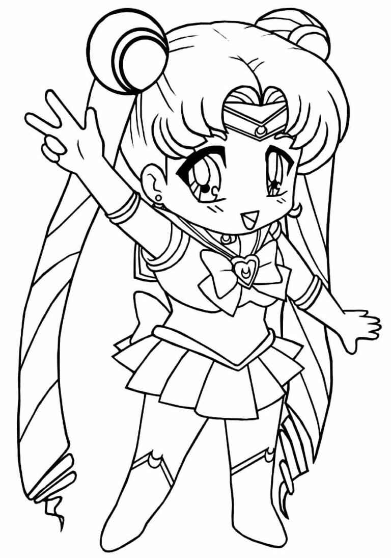 Desenho de Sailor Moon Desenho Colorir Imprimir 52