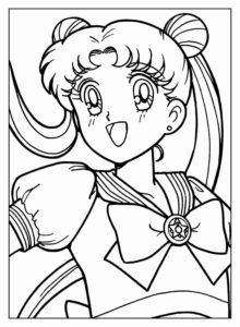 Desenho de Sailor Moon Desenho Colorir Imprimir 53