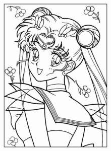 Desenho de Sailor Moon Desenho Colorir Imprimir 54