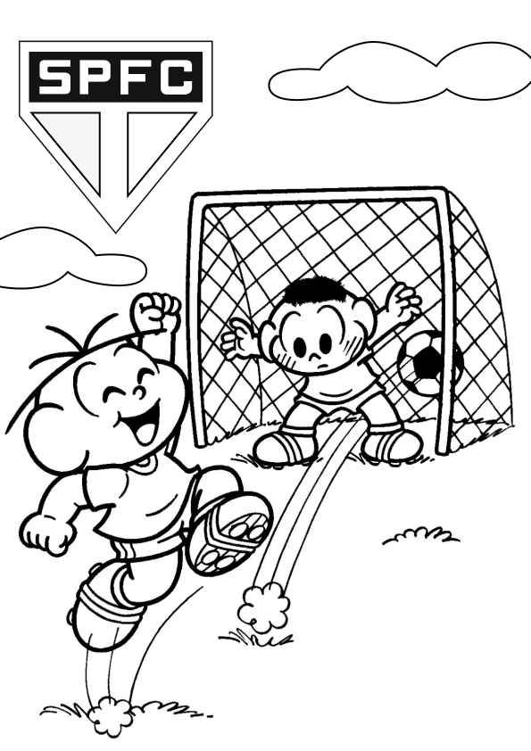 Desenho de Sao Paulo Fc Desenho Colorir Imprimir 3