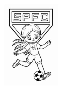 Desenho de Sao Paulo Fc Desenho Colorir Imprimir 4