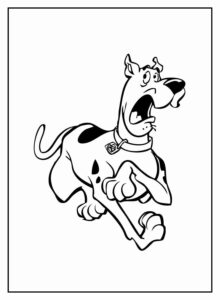 Desenho de Scooby Doo Desenho Colorir Imprimir 02