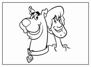 Desenho de Scooby Doo Desenho Colorir Imprimir 04