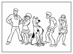 Desenho de Scooby Doo Desenho Colorir Imprimir 05