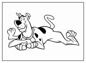 Desenho de Scooby Doo Desenho Colorir Imprimir 07