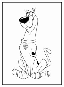 Desenho de Scooby Doo Desenho Colorir Imprimir 10