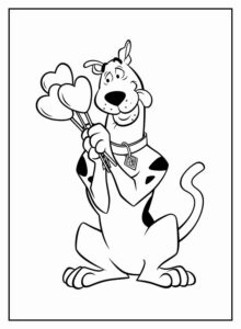 Desenho de Scooby Doo Desenho Colorir Imprimir 12