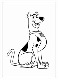 Desenho de Scooby Doo Desenho Colorir Imprimir 13