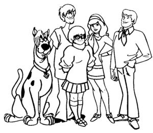 Desenho de Scooby Doo Desenho Colorir Imprimir 21