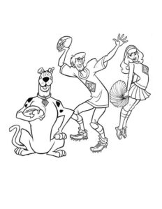 Desenho de Scooby Doo Desenho Colorir Imprimir 46