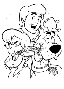 Desenho de Scooby Doo Desenho Colorir Imprimir 48
