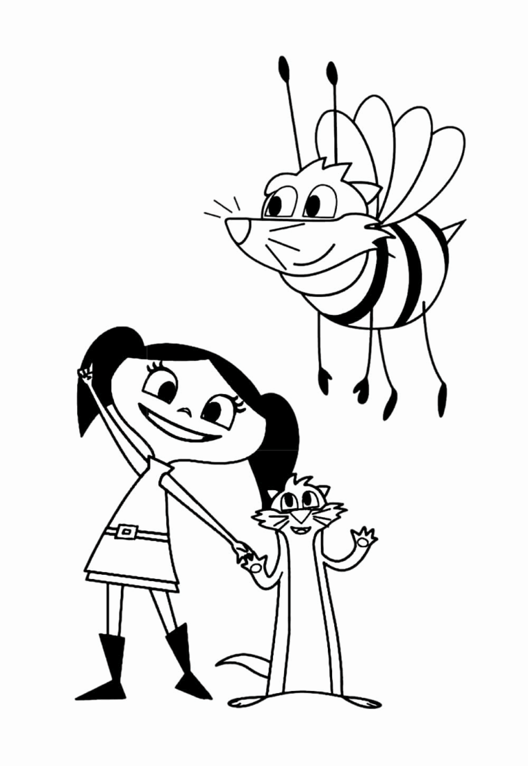 Desenhos do Show da Luna para Imprimir e Colorir