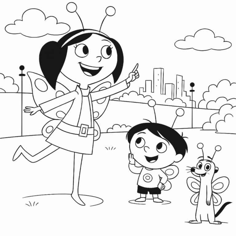 Desenhos do Show da Luna para Imprimir e Colorir