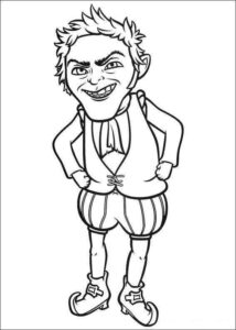 Desenho de Shrek Desenho Colorir Imprimir 05