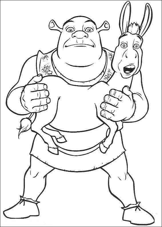 Desenho de Shrek Desenho Colorir Imprimir 10