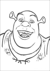 Desenho de Shrek Desenho Colorir Imprimir 25