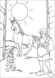 Desenho de Shrek Desenho Colorir Imprimir 28