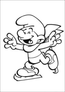 Desenho de Smurfs Desenho Colorir Imprimir 02