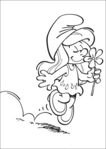 Desenho de Smurfs Desenho Colorir Imprimir 10