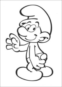 Desenho de Smurfs Desenho Colorir Imprimir 12