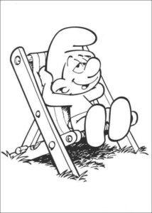 Desenho de Smurfs Desenho Colorir Imprimir 17