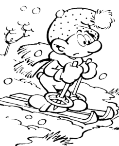 Desenho de Smurfs Desenho Colorir Imprimir 23
