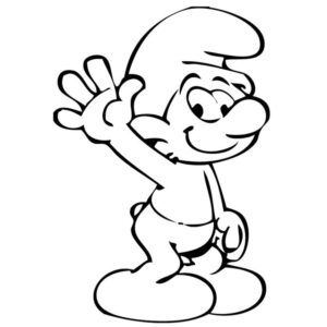 Desenho de Smurfs Desenho Colorir Imprimir 24