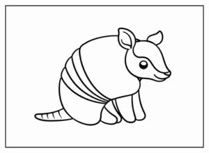 Desenho de Tatu Desenho Colorir Imprimir 16