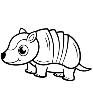 Desenho de Tatu Desenho Colorir Imprimir 26