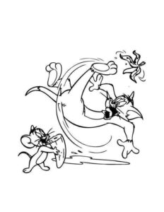 Desenho de Tom E Jerry Desenho Colorir Imprimir 05