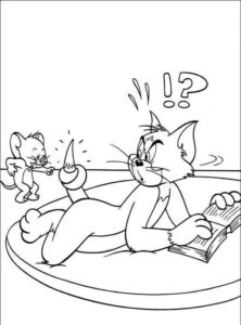 Desenho de Tom E Jerry Desenho Colorir Imprimir 07