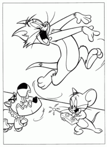 Desenho de Tom E Jerry Desenho Colorir Imprimir 10