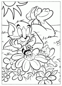 Desenho de Tom E Jerry Desenho Colorir Imprimir 12
