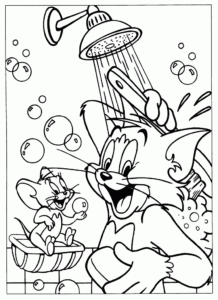 Desenho de Tom E Jerry Desenho Colorir Imprimir 13