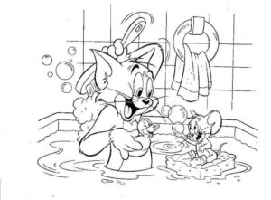 Desenho de Tom E Jerry Desenho Colorir Imprimir 14