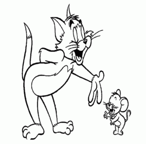 Desenho de Tom E Jerry Desenho Colorir Imprimir 15
