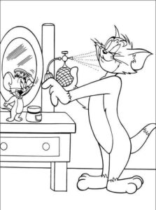 Desenho de Tom E Jerry Desenho Colorir Imprimir 16
