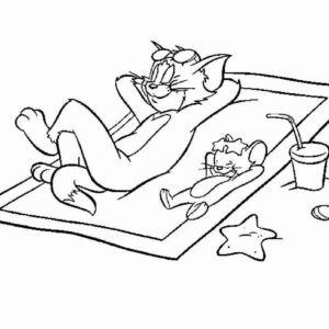 Desenho de Tom E Jerry Desenho Colorir Imprimir 17