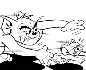 Desenho de Tom E Jerry Desenho Colorir Imprimir 19