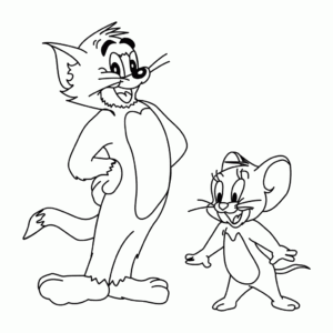 Desenho de Tom E Jerry Desenho Colorir Imprimir 20